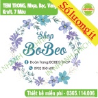 [Số lượng ít] IN Tem nhựa, trong suốt, Krap, 7 màu, Bạc, vàng, theo yêu cầu