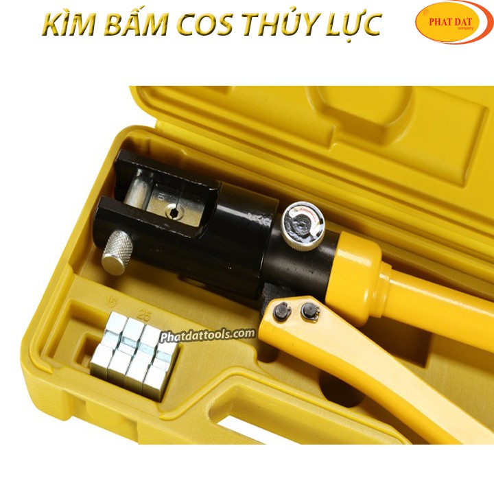 Kìm bấm cos thủy lực YQK120-Kìm bấm cốt thủy lực-Phạm vi ép 10 – 120 mm2-Bảo hành 6 tháng