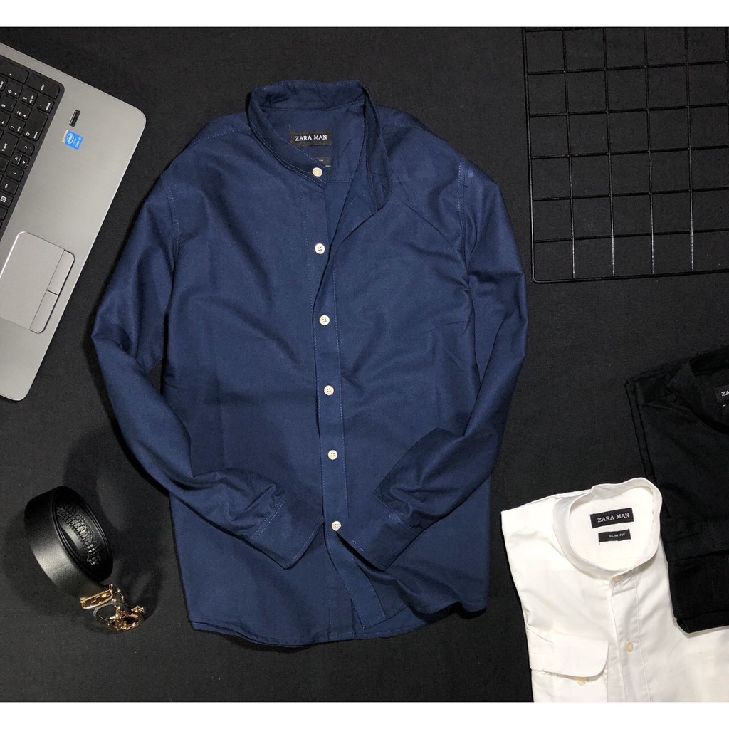 ÁO SƠ MI NAM CỔ TRỤ