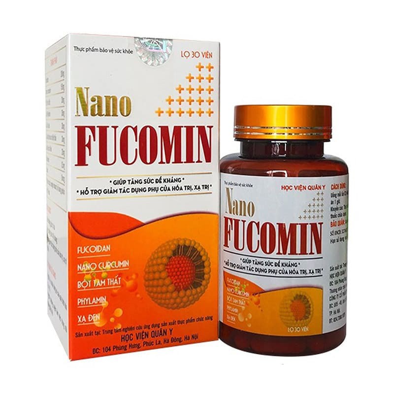 [ĐẠI LÝ PHÂN PHỐI] NANO FUCOMIN Học Viện Quân Y FUCOIDAN giảm nguy cơ mắc khối u