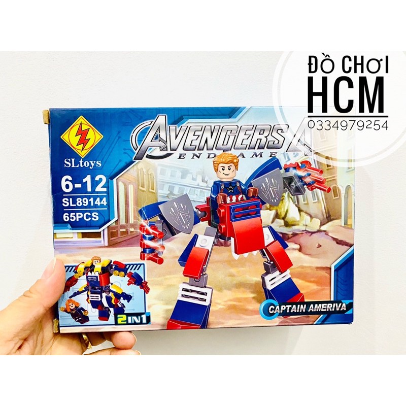 [NHIỀU MẪU] Hộp đồ chơi lego lắp ráp ghép hình nhân vật Avenger cho bé thích siêu anh hùng giúp bé sáng tạo, thông minh