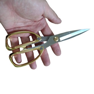KÉO CẮT JAPAN KAPUSI K-0865 CÁN VÀNG CẮT GÀ CẮT THỰC PHẨM DÀI 200MM CHÍNH HÃNG