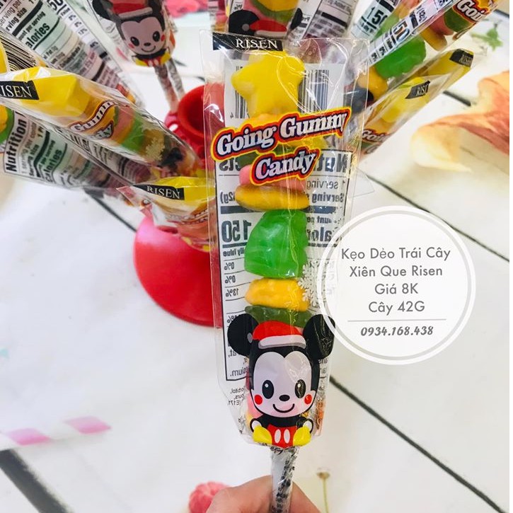 Kẹo Dẻo Xiên Que Risen