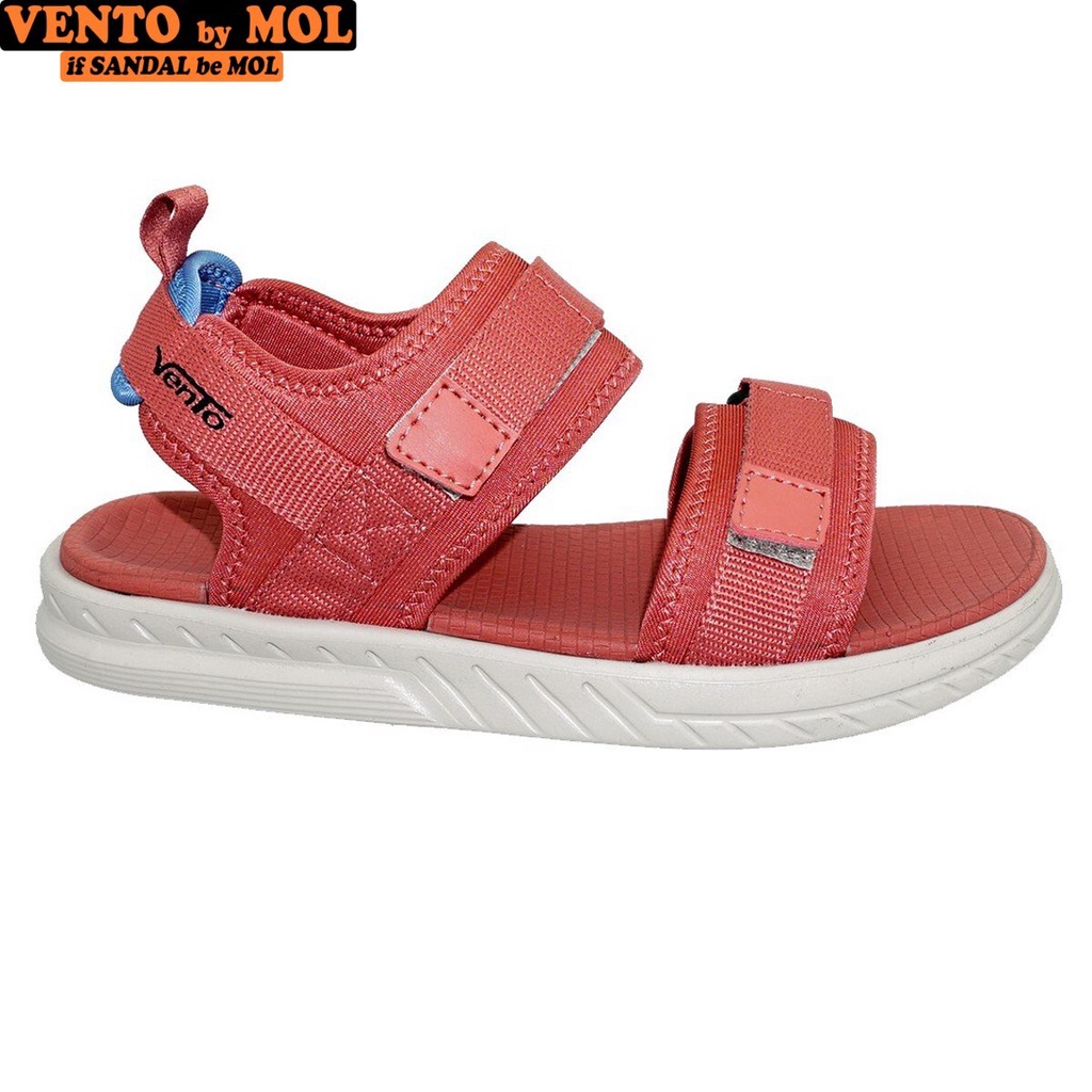 Giày sandal Vento nữ 2 quai ngang vải dù có quai hậu cố định mang đi học du lịch NB81Be