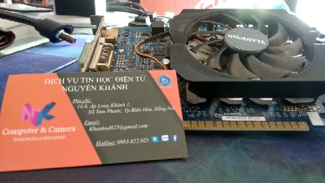 VGA Card Màn Mình 2G GT420 GT220 GT210 Gigabyte