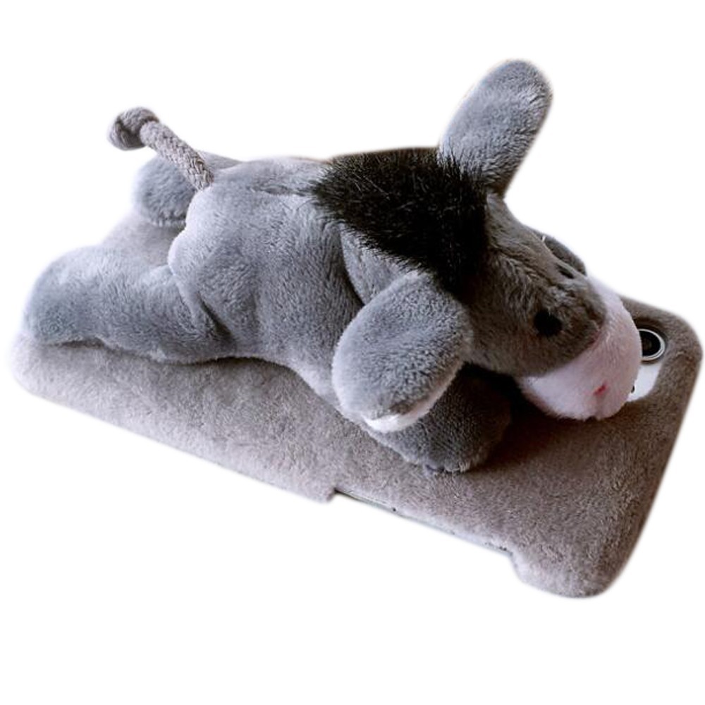 Ốp lưng điện thoại gắn thú nhồi bông đáng yêu cho IPhone 6/6S/7/8 Plus/X | BigBuy360 - bigbuy360.vn