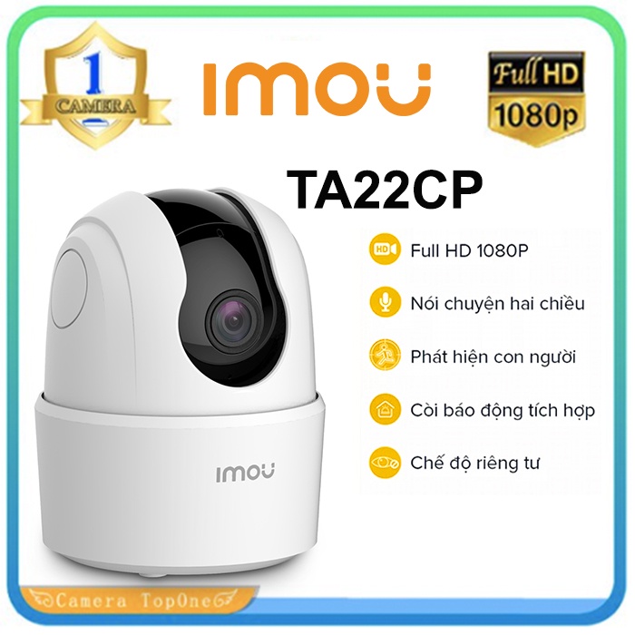 Camera IP WIFI IMOU RANGER 2C IPC-TA22CP tích hợp AI thông minh