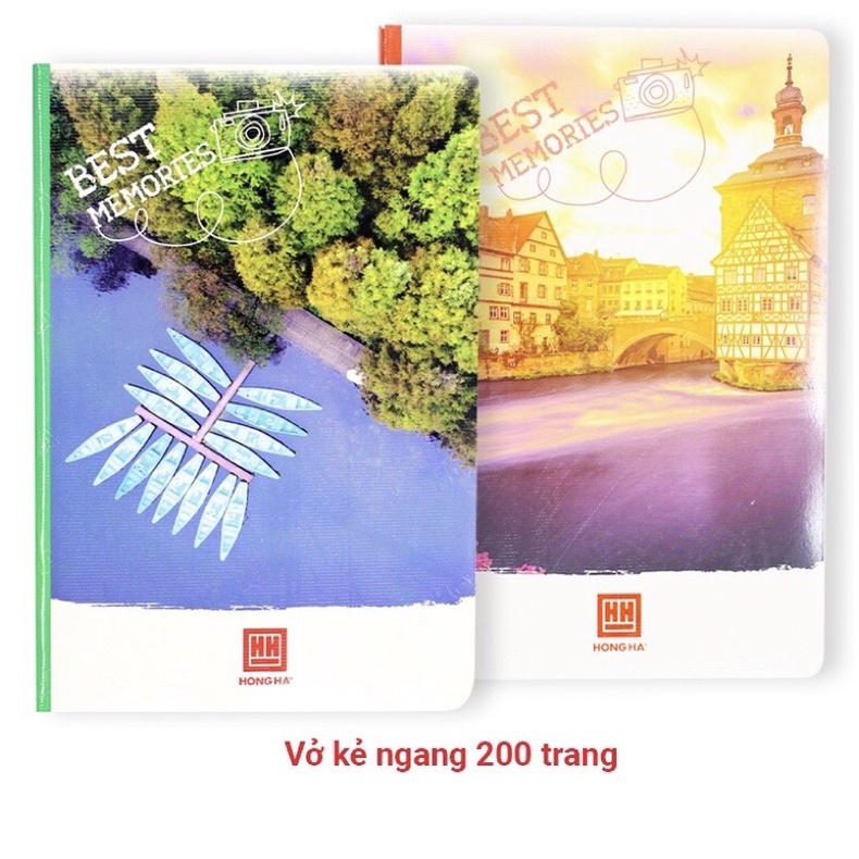 Vở kẻ ngang 200 trang Hồng Hà