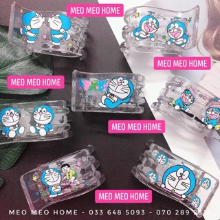 SET 2 CÂY KẸP CÀNG CUA 5 RĂNG DORAEMON DOREMON TRONG SUỐT