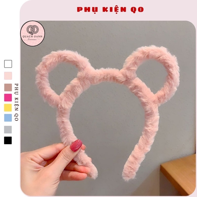 Cài tóc trang trí tai thỏ/ gấu xinh xắn đáng yêu