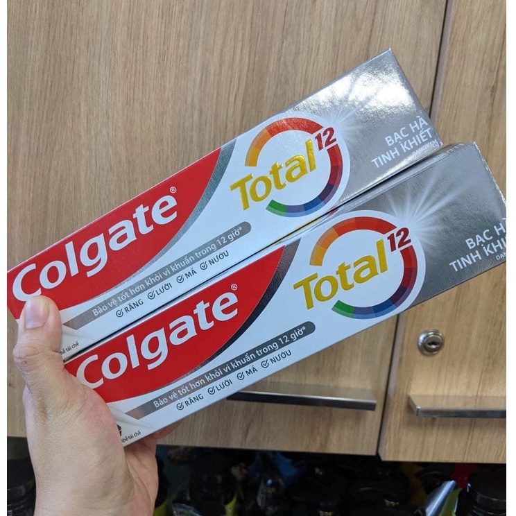 Kem đánh răng COLGATE Bạc Hà Tinh Khiết Total Clean Mint (tuýp 190g)