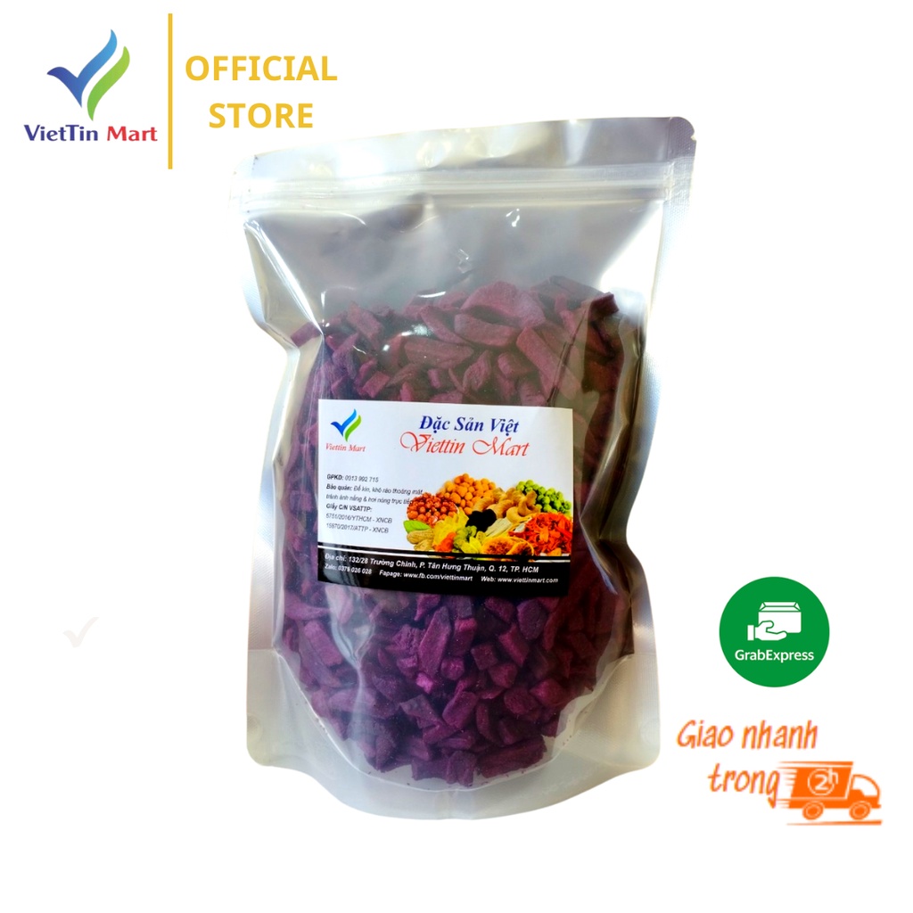 Khoai Lang Tím Que Ngắn Viettin Mart 500g