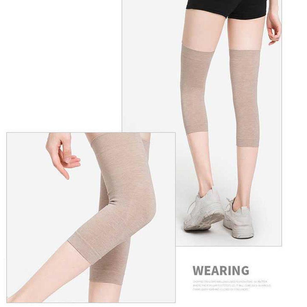 VANES1 Đệm Đầu Gối Giữ Ấm Chống Trượt Bằng Cotton Thoáng Khí Hỗ Trợ Phục Hồi Chấn Thương Khớp