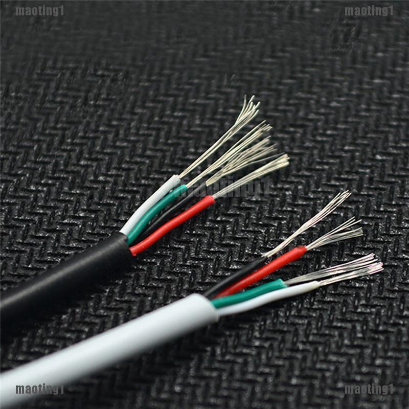 Dây cáp âm thanh 1M 3mm 4 lõi tự lắp ráp