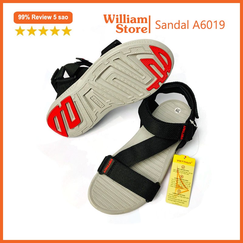 [FREESHIP_99K] Giày Sandal nam quai hậu William cực kỳ bền bỉ William - A6019