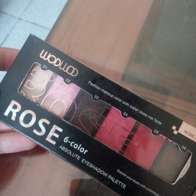 Phấn mắt 6 màu Rose