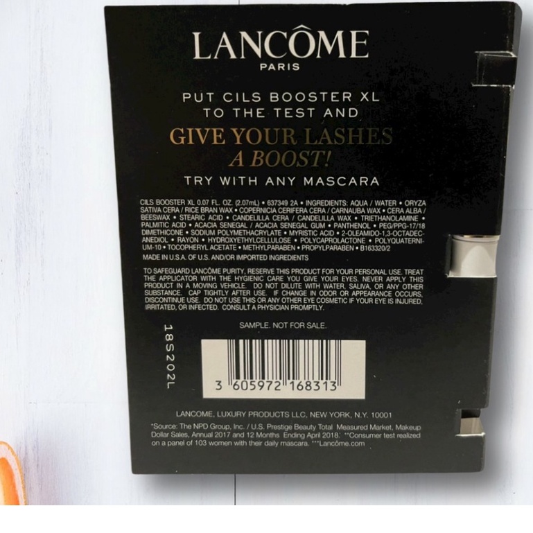 [Thanh lý] Mascara Lancome Cils Booster XL Super Enhancing Base 2.07ml Minisize