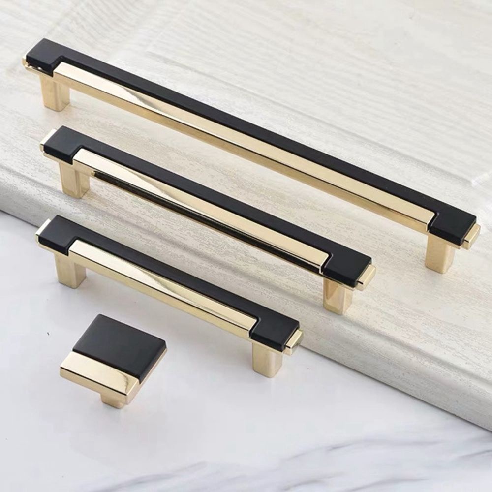 Tay nắm mở cửa tủ ngăn kéo hiện đại có vít lắp đặt hợp thời trang cho bếp