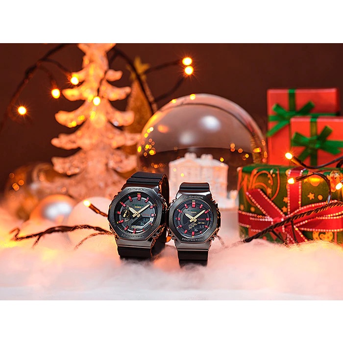 Đồng Hồ Casio Nam Dây Nhựa GSHOCK GM-2100CH-1ADR Chính Hãng