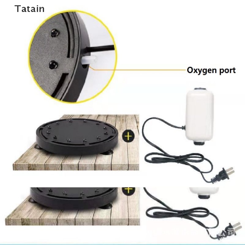 Đèn LED tròn tạo bọt khí nhiều màu sắc dành cho trang trí bể cá