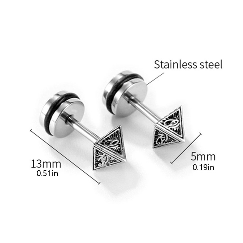 Youyo Bông Tai Đinh Tán Phong Cách Punk Retro Nhiều Kiểu Dáng Khác Nhau Dành Cho Thanh Thiếu Niên