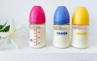Bình sữa UBMOM PPSU cổ rộng 260ml