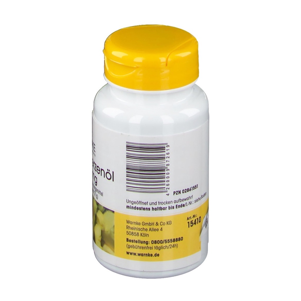 Tinh dầu hoa anh thảo Đức Warnke Nachtkerzenol 500mg - 100 viên, làm đẹp da tóc, cân bằng nội tiết tố