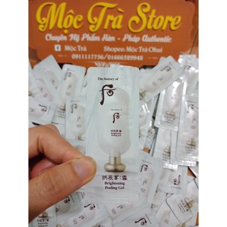 Combo 10 Sample tẩy tế bào chết whoo