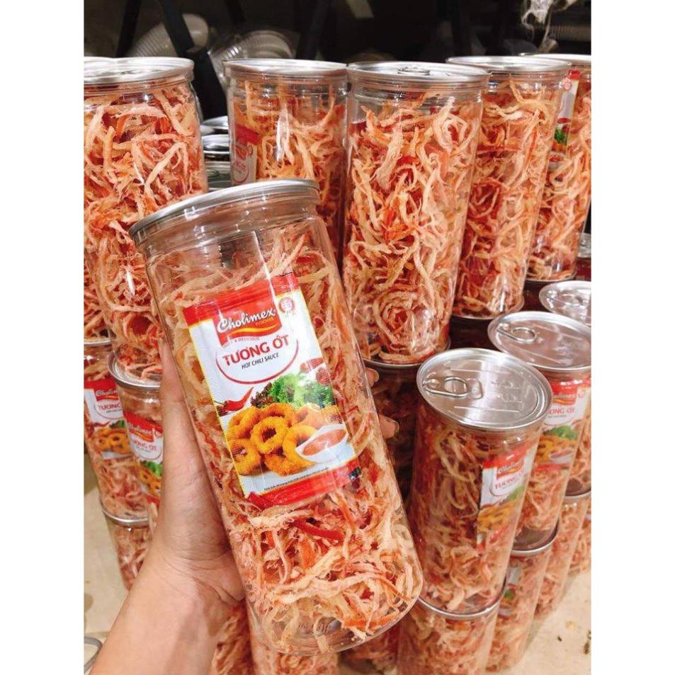 (TỔNG HỢP) Mực rim me mực xé hấp nước dừa mực cán tẩm vị mực sốt tomyum mực mix 3 loại đóng hũ pet