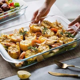 Khay Thuỷ Tinh Chịu Nhiệt Hình Chữ Nhật 1.7L Lock&Lock LLG588CA