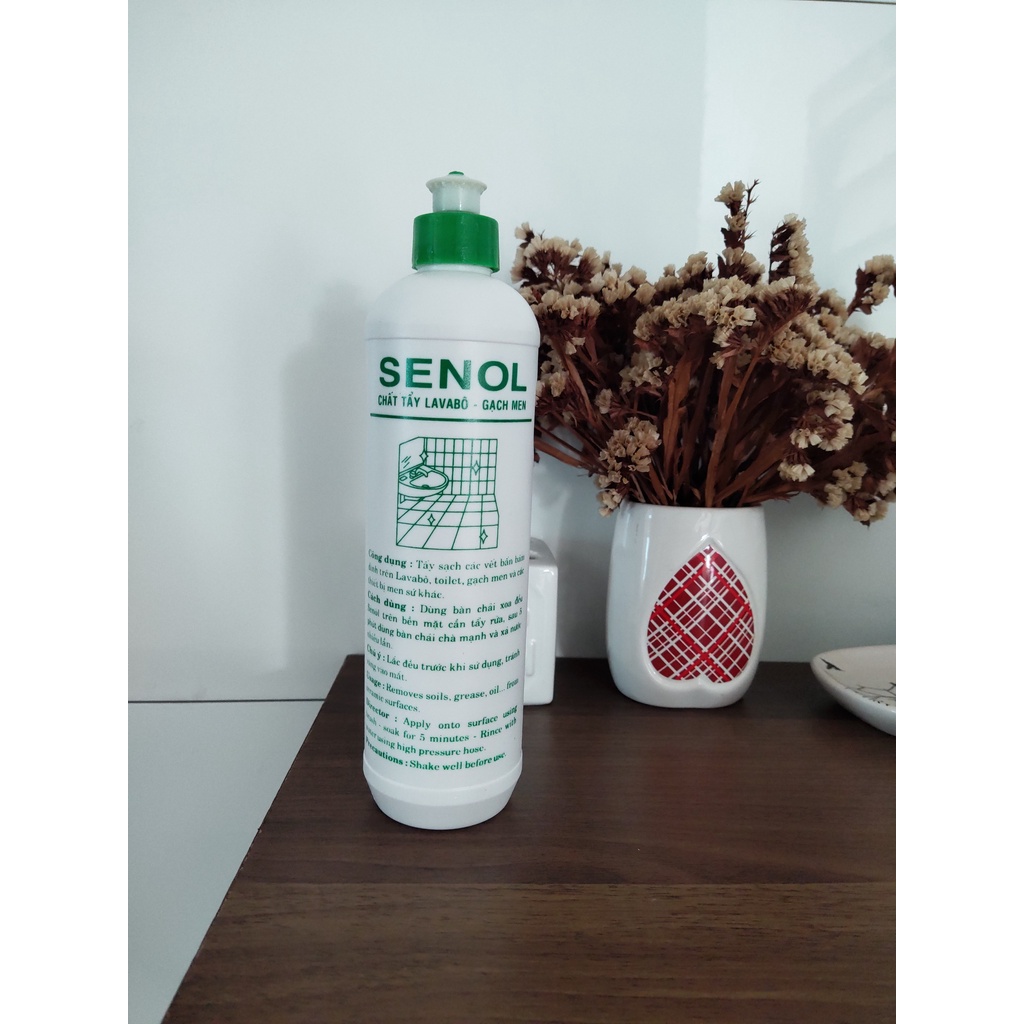 Tẩy vết trầy xước, ố trên bề mặt gạch men và sứ,lavabo dung tích 500ml Senol