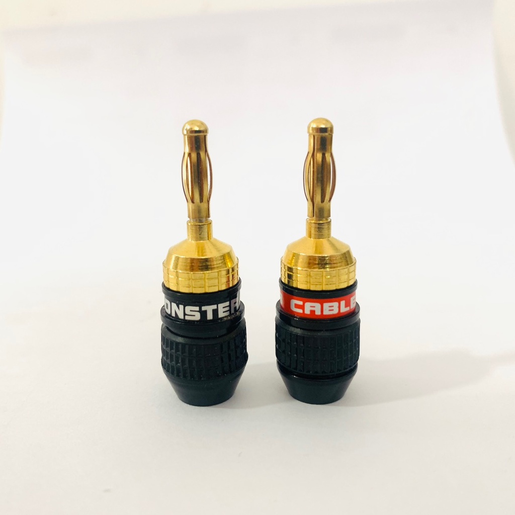 Đầu Rắc Loa Bắp Chuối Hàn Đầu Đồng Pha Hãng MONSTER CABLE Chính Hãng