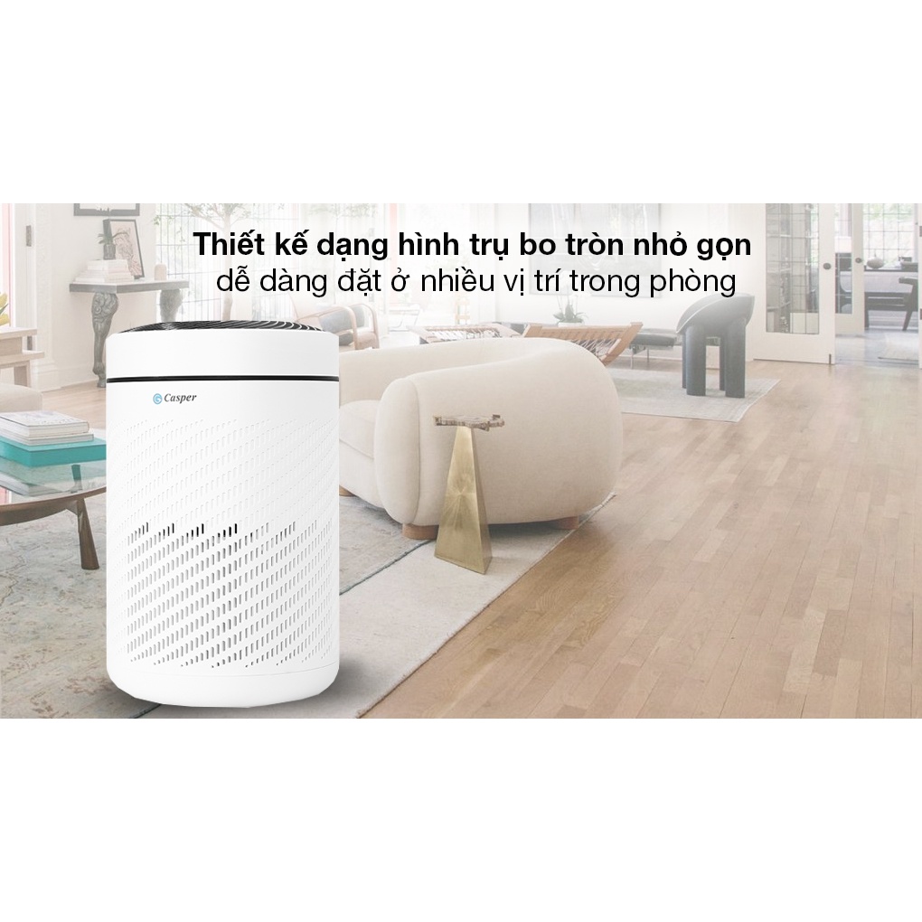Máy Lọc Không Khí Casper AP-250MAH  Chính Hãng Thái Lan Bảo Hành 3 năm Loại bỏ vi khuẩn,bụi mịn cho phòng 30m2