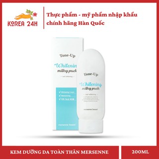Kem Dưỡng Trắng Da Toàn Thân Tone Up Mersenne Beaute (200 ml)