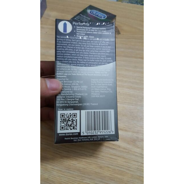 4 hộp Bao cao su KÉO DÀI THỜI GIAN Durex Performa - 48 bao