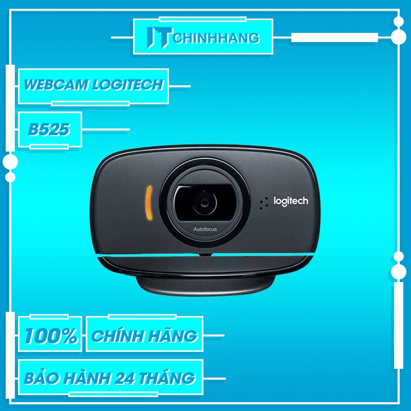 Webcam Logitech B525 HD - Hàng Chính Hãng