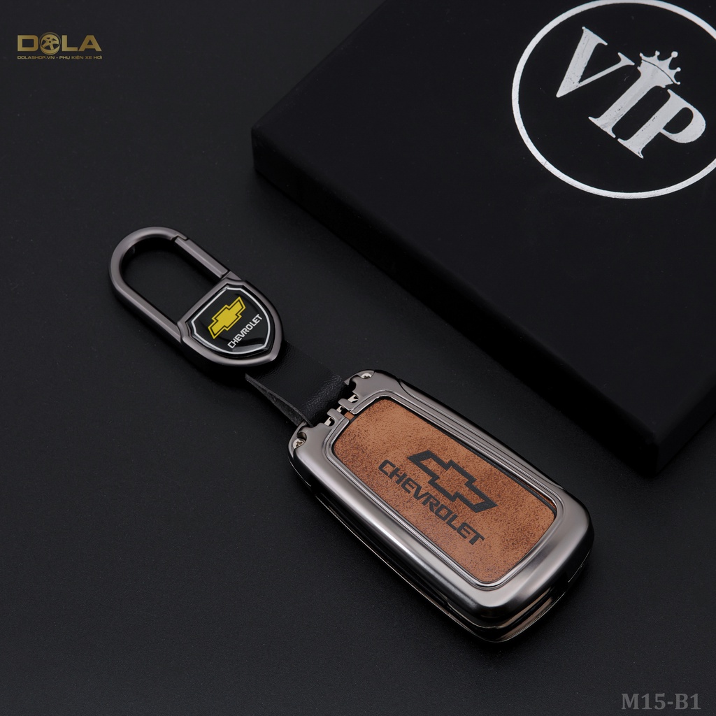 Vỏ ốp chìa khoá xe hơi, Bọc chìa ô tô Chevrolet Cruze, Aveo, Trailblazer, Colorado, Spark, Orlando M15-B1 dolashop