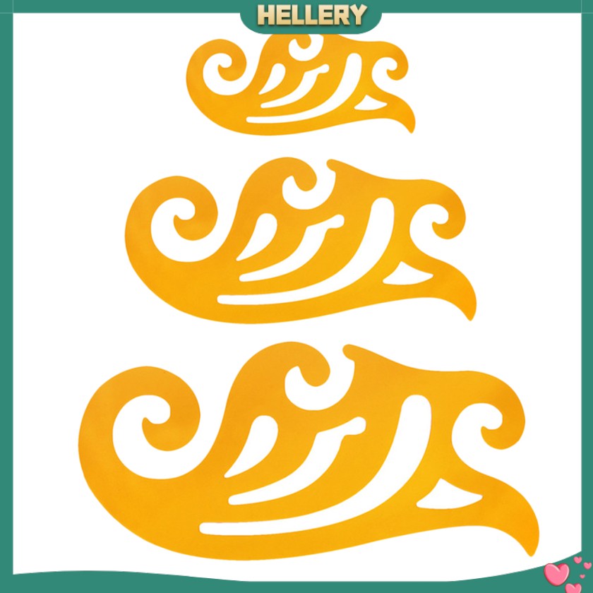 Bộ 3 Thước Cong Vẽ Tranh Kiểu Pháp Chuyên Dụng Cho Thợ May