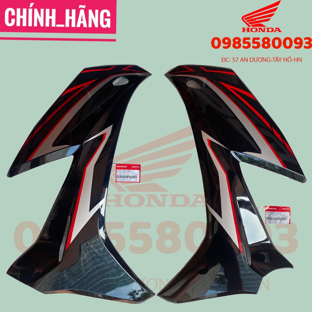 Cánh yếm xe winner x, yếm nhựa màu đen bóng phiên bản thể thao