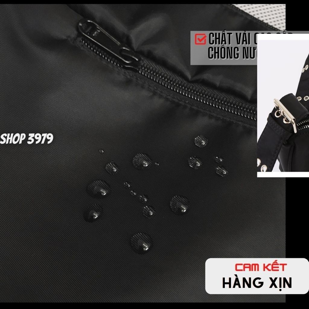 Túi Đeo Chéo Nữ Vải Chống Nước Hàng Xịn Quảng Châu Kẹp Nách Xách Vai Tote Unisex Mini Thời Trang