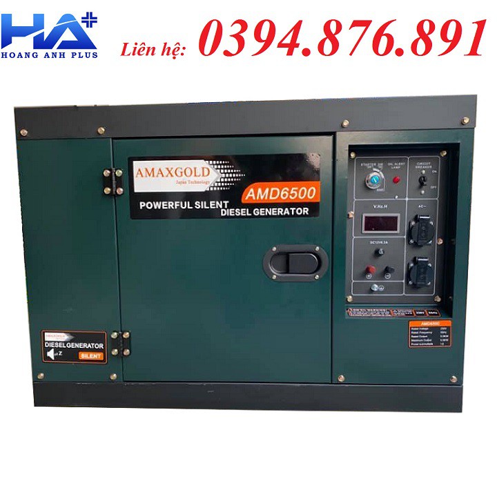 Máy Phát Điện Chạy Dầu 5Kw AmaxGold AMG6500