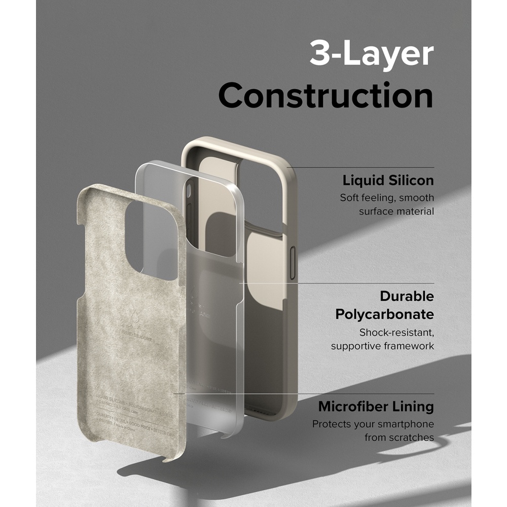 Ốp lưng Ringke Silicone iPhone 14 Pro Max / 14 Pro / 14 Plus / 14 - Nhập khẩu Hàn Quốc -Ốp lưng ip14 pro max case