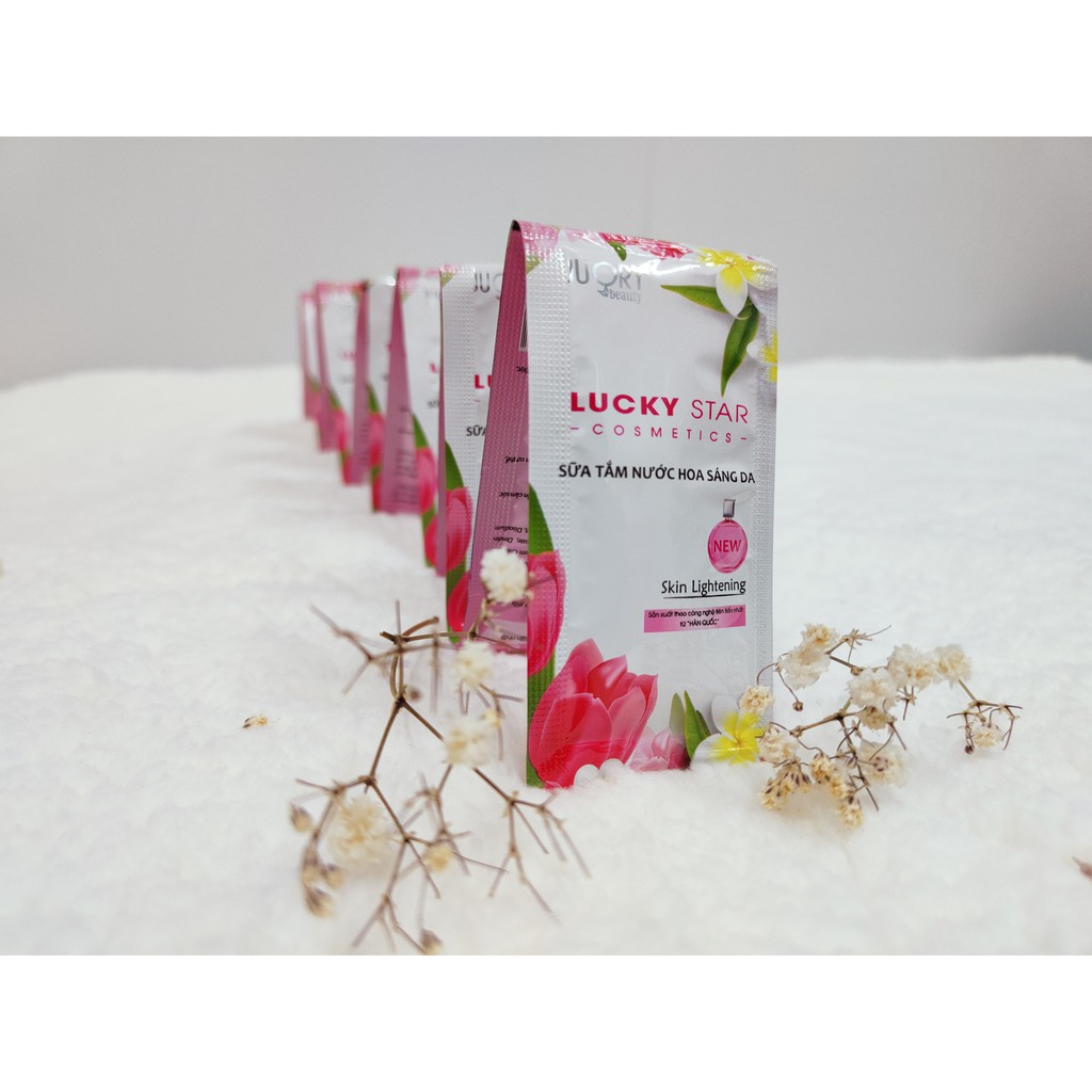 Sữa tắm nước hoa Lucky Star gói 6g*12 gói