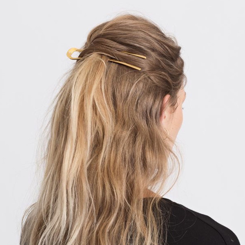 Kẹp Tóc Hợp Kim Hình Chữ U Phong Cách Cổ Điển Thời Trang 2 Prong Chignon Dành Cho Bạn Nữ