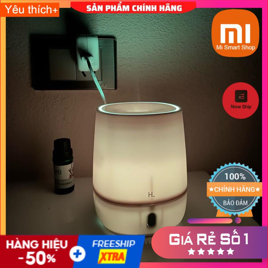 Máy Xông Tinh Dầu Phun Sương Tạo Ẩm Mini Xiaomi HL (120ml) tích hợp đèn LED 7 màu - SP Chính Hãng