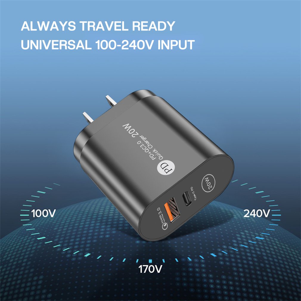 Củ Sạc Nhanh QC 3.0 20W Cổng USB PD
