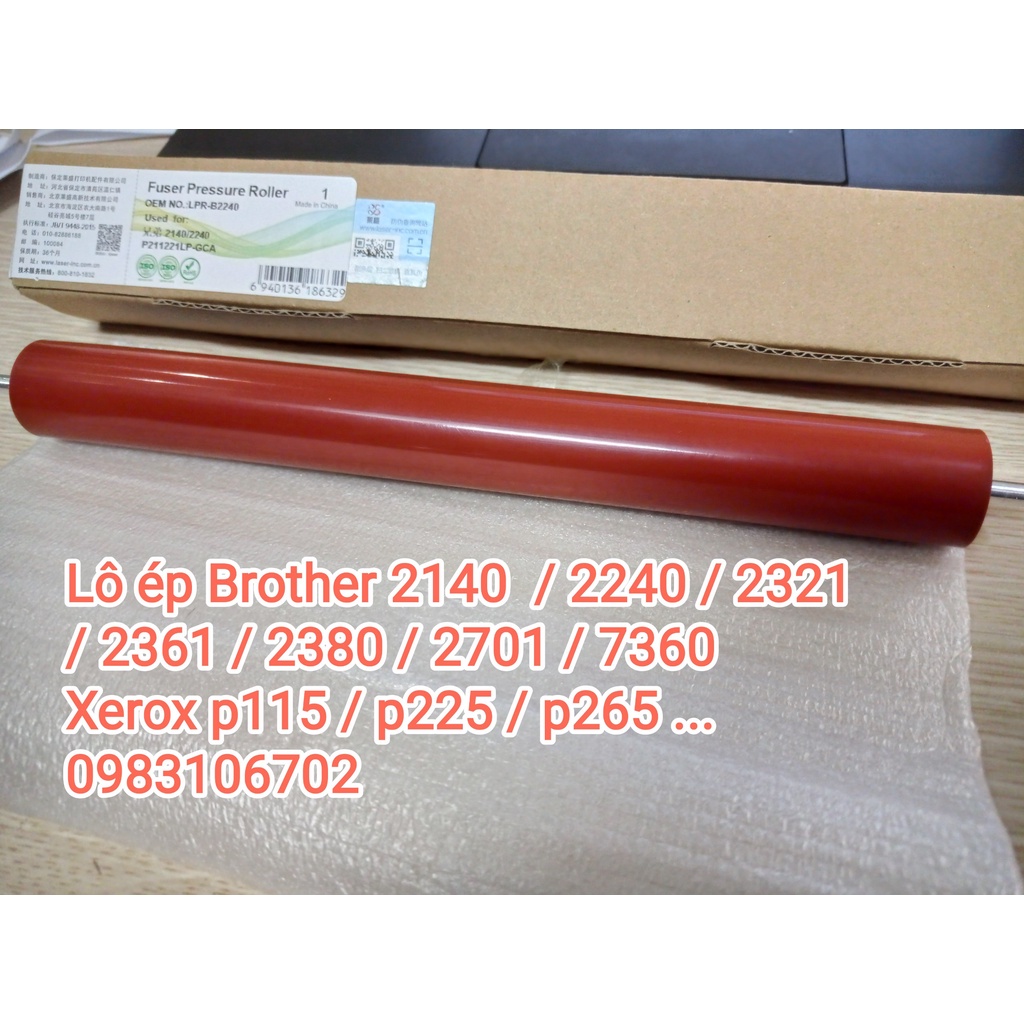 Trục lô ép sấy brother 2140 2240 2321 2361 2380 2701 7360 xerox p115 p225 p265