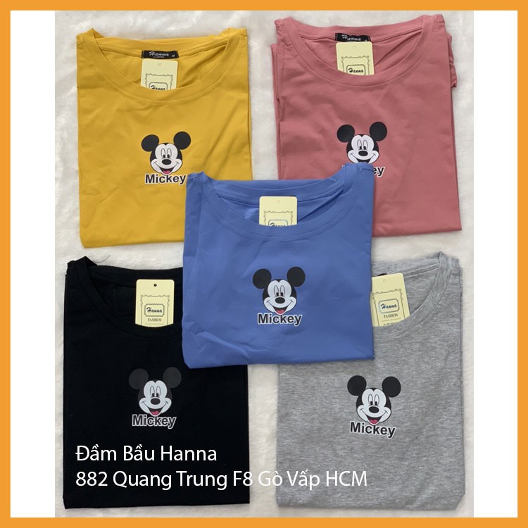 [SIZE 50-75KG] Áo bầu thun cotton mềm mát dễ thương vải cao cấp thấm mồ hôi tốt không xù không bai