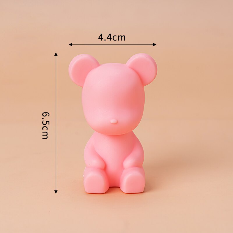 Phụ Kiện Trang Trí Bánh Kem Hình Gấu Hoạt Hình Dễ Thương