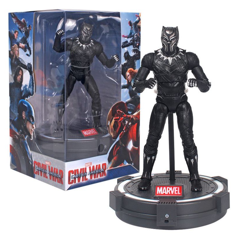 Mô hình Black Panther Captain America Civil War ZD Toys 17cm Avengers